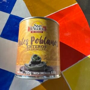 Chiles Poblanos Enteros 430g