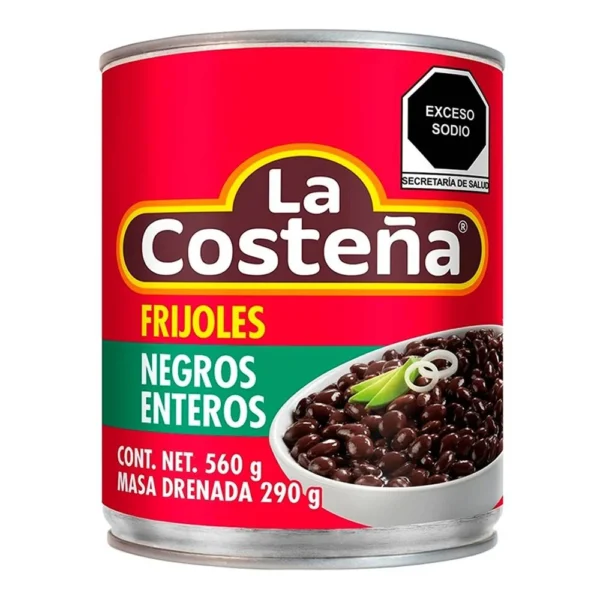 Frijol Negro Entero La Costeña 560g