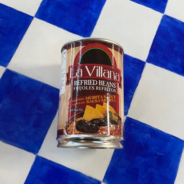 Frijoles Refritos La Villana spiced with Morita Sauce