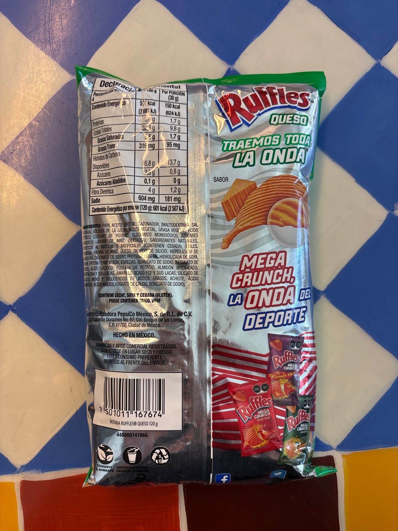 Ruffles queso 120g - obrazek 2
